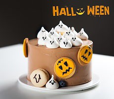 捣蛋鬼和南瓜怪（售罄）蛋糕, Trick or Treat cake